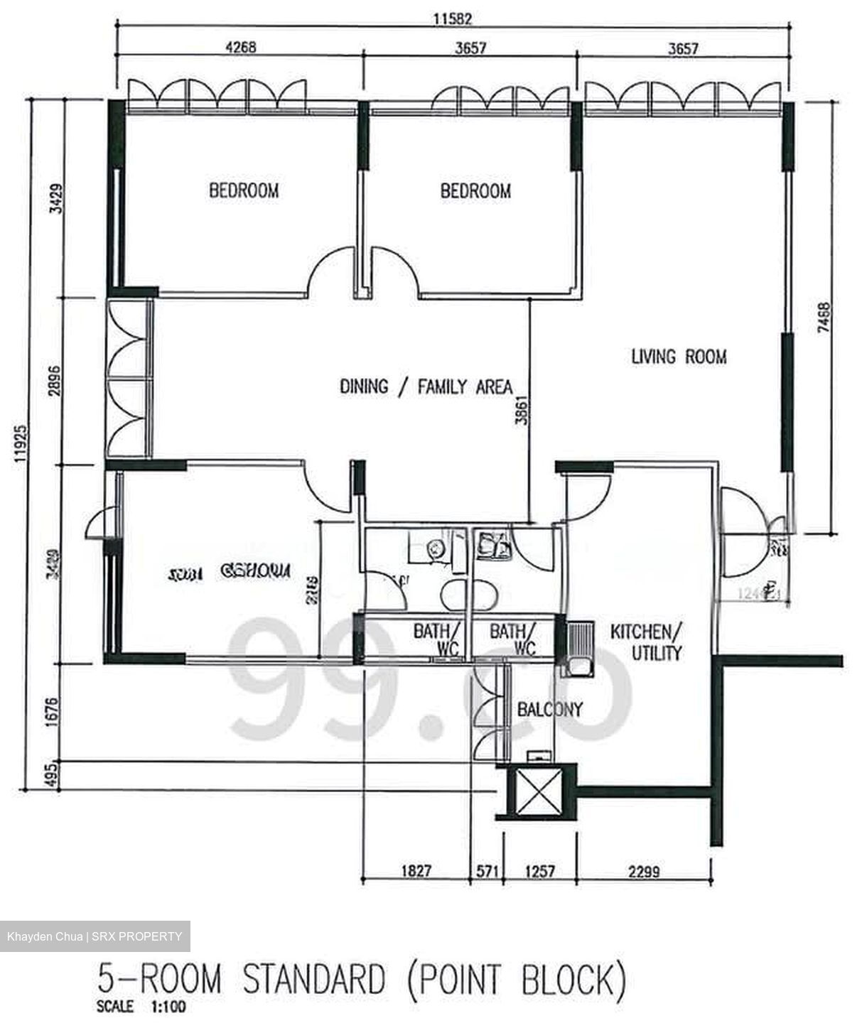 Blk 9 MARSILING DRIVE (Woodlands), HDB 5 Rooms #566147141